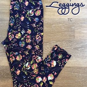 Lularoe Floral Women’s Leggings T & C